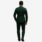 Herren 2-teiliger Einreiher-Anzug mit Jacke und Hose
