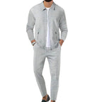 Herren Sportanzug Set – 2-teiliges Jogginghose- und Zip-Jacke-Outfit