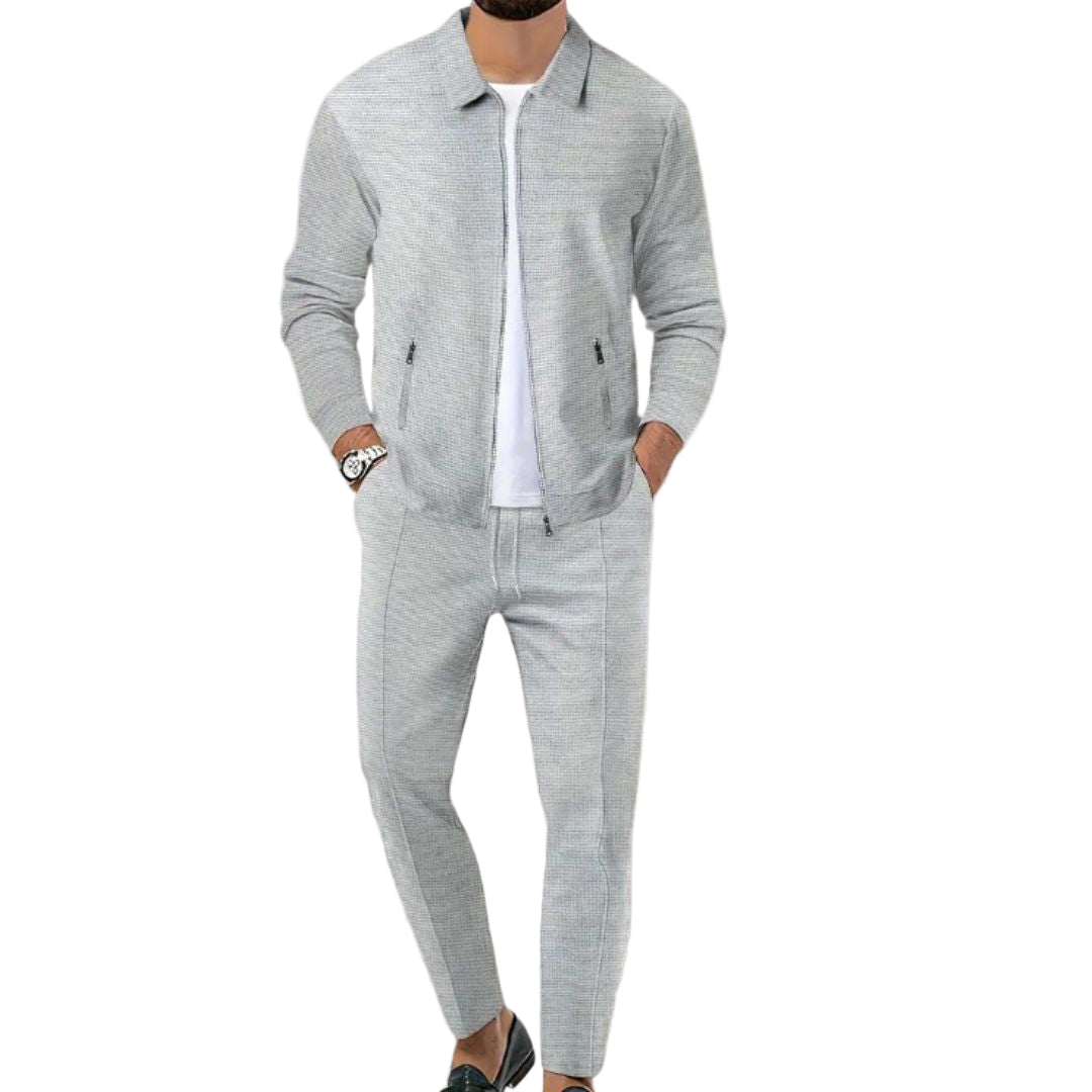 Herren Sportanzug Set – 2-teiliges Jogginghose- und Zip-Jacke-Outfit