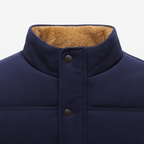 Herren Ärmellose Weste mit Reißverschluss für lässiges Layering