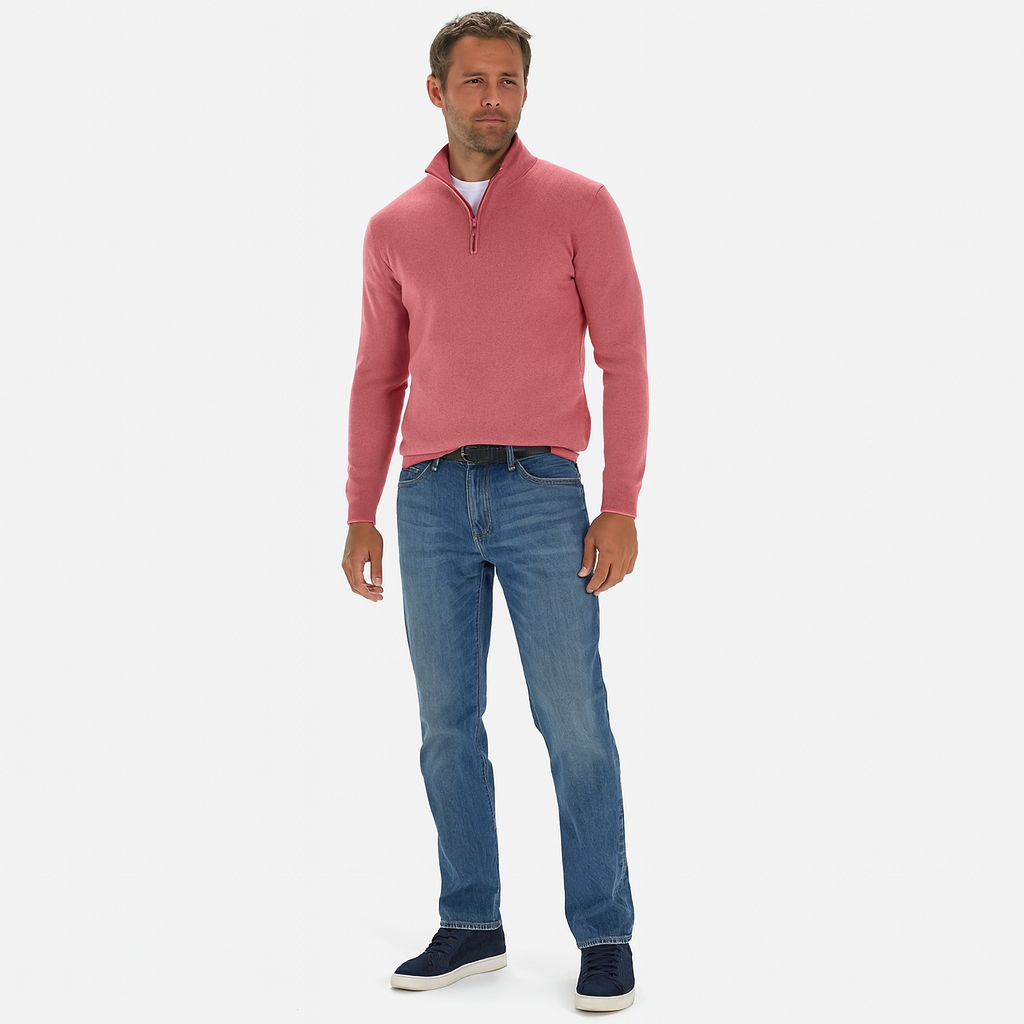 Herren Half-Zip Pullover – Strickpullover für smart-casual Outfits
