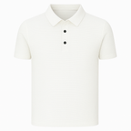 Herren-Seiden-Poloshirt – Kurzarm-Mesh-Stil Sommeroberteil