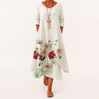Damen Nachhaltiges Atmungsaktives Midi-Kleid mit Taschen, Ganzjahrestauglich