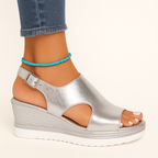 Damen Orthopädische Keil-Sandalen – Palma Komfort, Fußgewölbeunterstützung