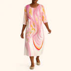 Damen Fließendes Ärmelloses Midi-Kleid – Leichtes Elegantes Design