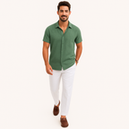 Herren Pierre Leinenhemd – Leichtes Sommer-Freizeithemd