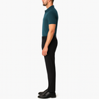 Herren-Seiden-Poloshirt – Kurzarm-Mesh-Stil Sommeroberteil
