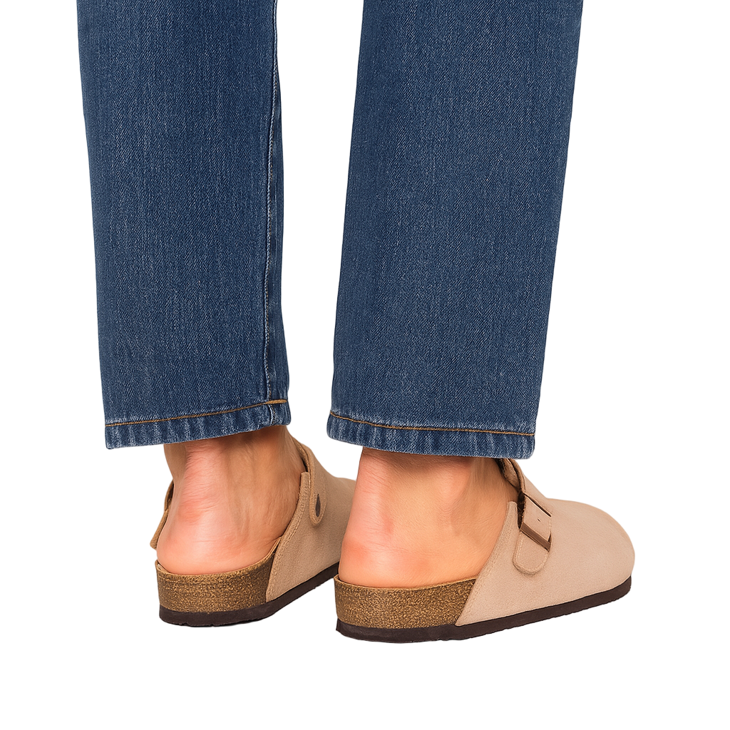 Herren Wildleder Clogs – Slip-On, rücklose Loafer für Freizeitkleidung