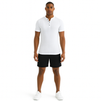 Herren Muskelbetontes Henley T-Shirt – Kurzarm Slim Fit Freizeitshirt