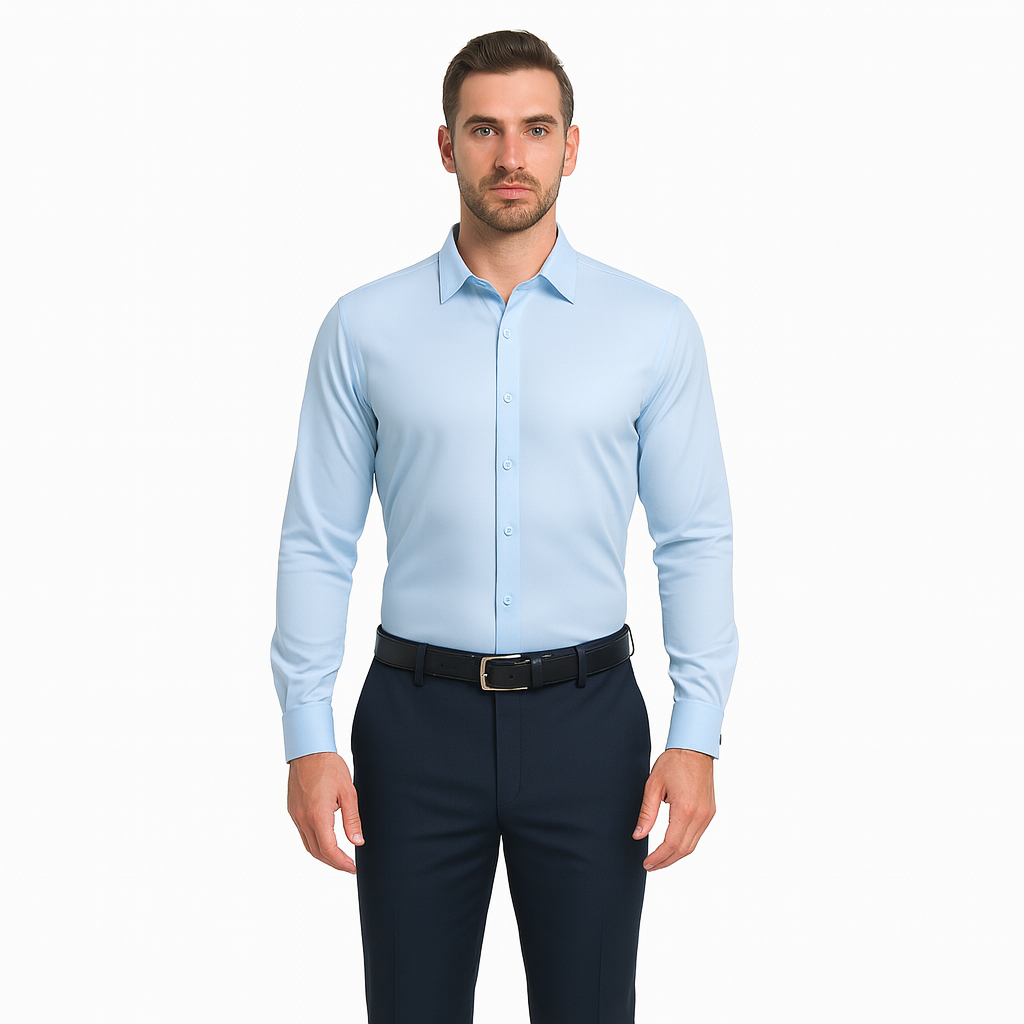 Herren-Dressshirt mit französischen Manschetten – Klassisch