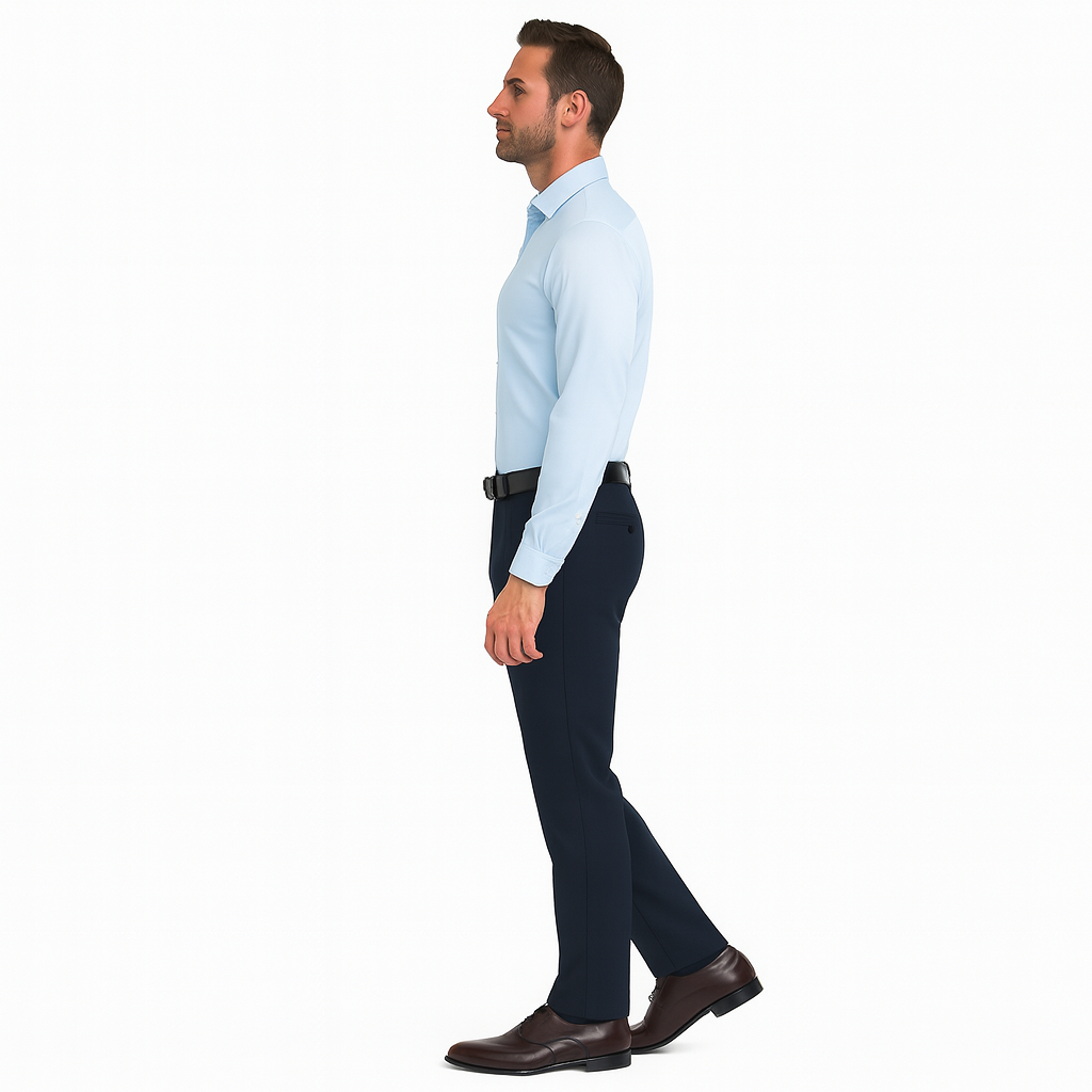 Herren-Dressshirt mit französischen Manschetten – Klassisch