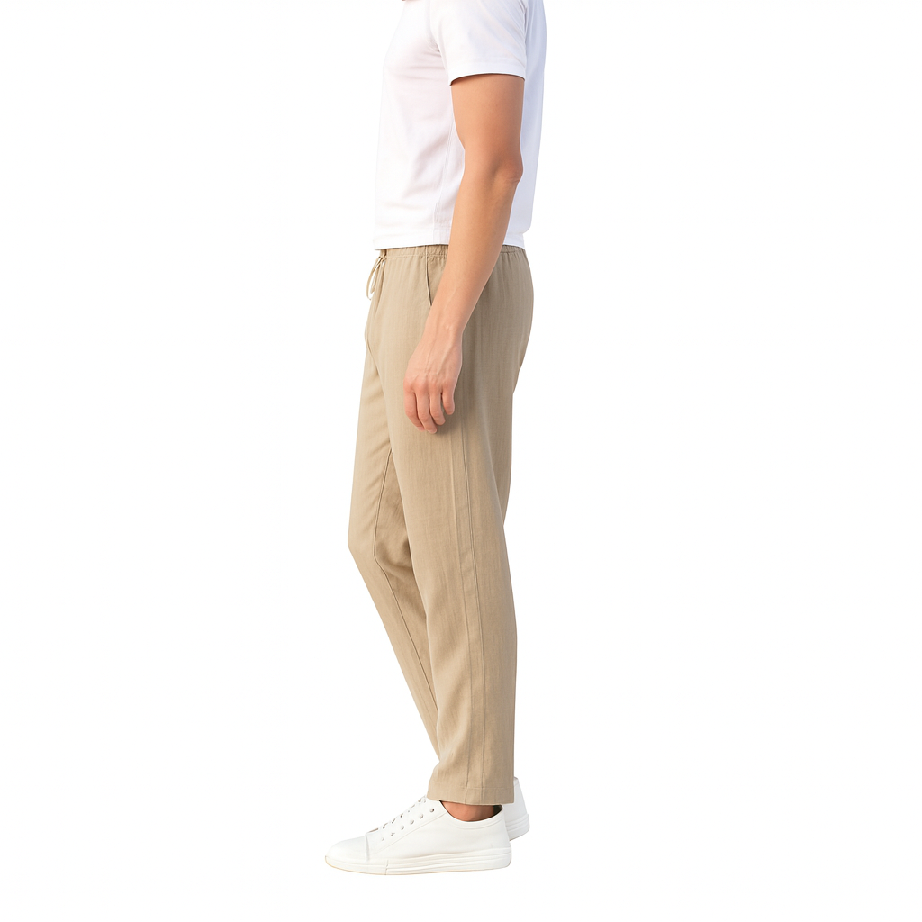 Herren Leinenhose – Schicke, lässige Sommer- und Frühlingshose aus leichtem Stoff