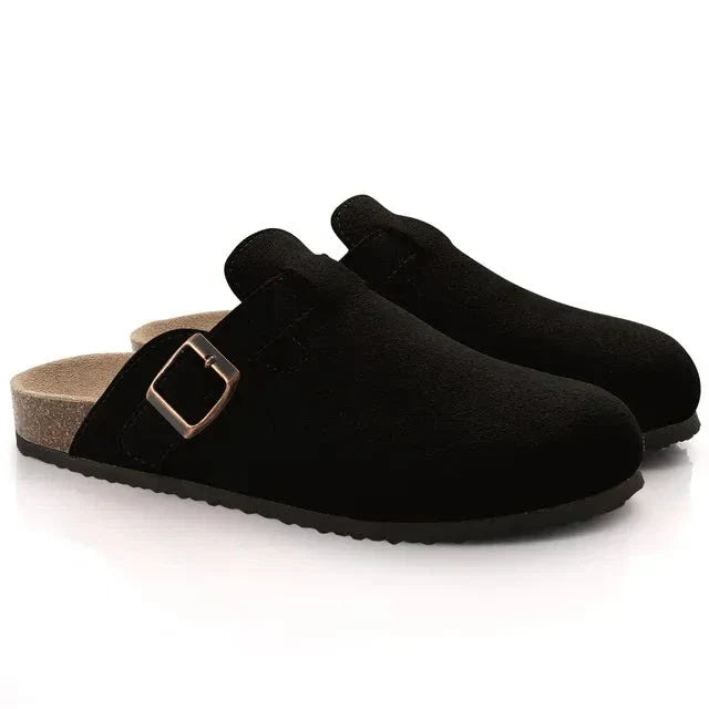 Herren Wildleder Clogs – Slip-On, rücklose Loafer für Freizeitkleidung