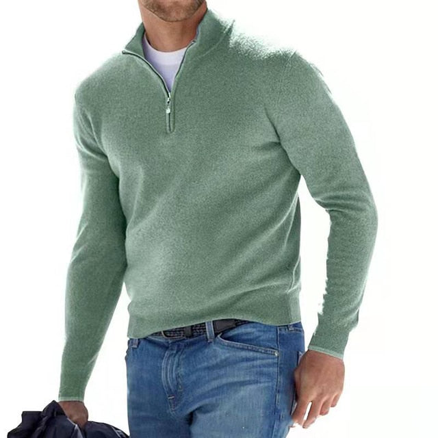 Herren Half-Zip Pullover – Strickpullover für smart-casual Outfits
