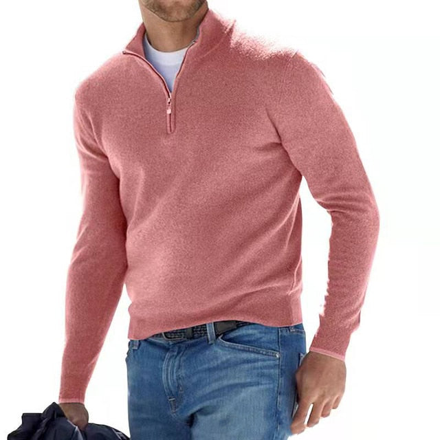 Herren Half-Zip Pullover – Strickpullover für smart-casual Outfits