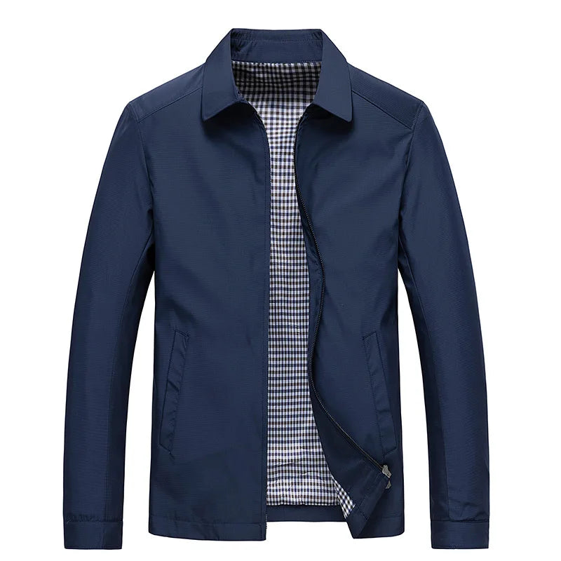 Herren Sommerjacke – Leichte, lässige Zip-Up Jacke