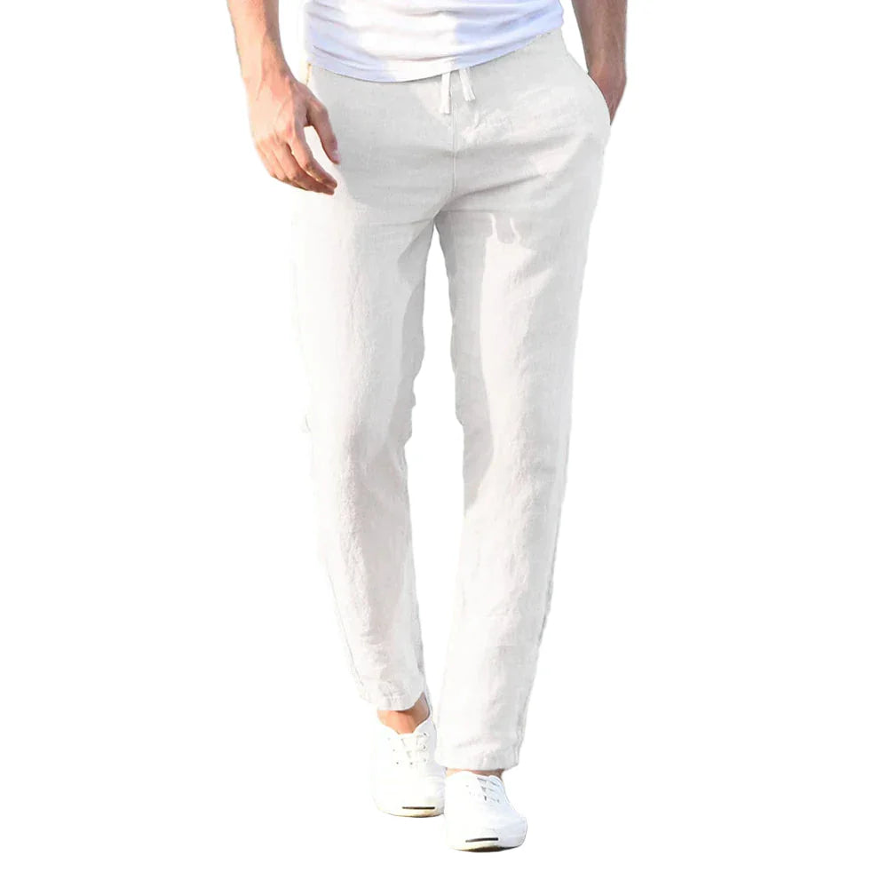 Herren Leinenhose – Schicke, lässige Sommer- und Frühlingshose aus leichtem Stoff