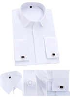 Herren-Dressshirt mit französischen Manschetten – Klassisch