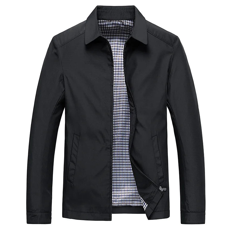 Herren Sommerjacke – Leichte, lässige Zip-Up Jacke