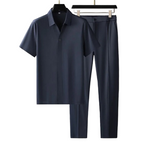 Herren Business-Reiseoutfit Set – Smart-Casual Zwei-Teiliges Outfit