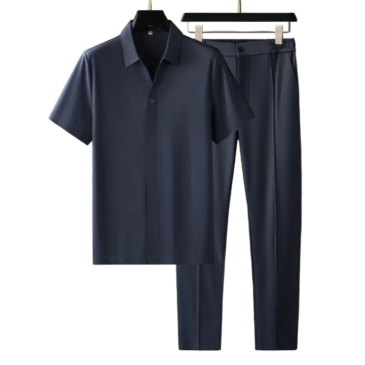 Herren Business-Reiseoutfit Set – Smart-Casual Zwei-Teiliges Outfit