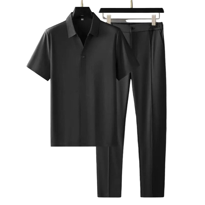 Herren Business-Reiseoutfit Set – Smart-Casual Zwei-Teiliges Outfit
