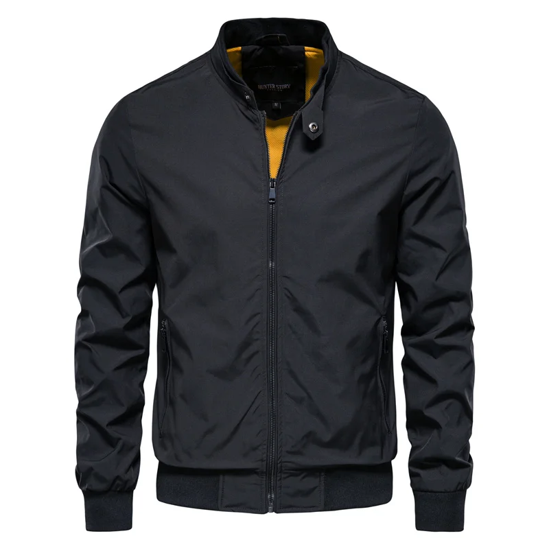 Herren Sommer Bomberjacke – Leichte, lässige Zip-Up Jacke