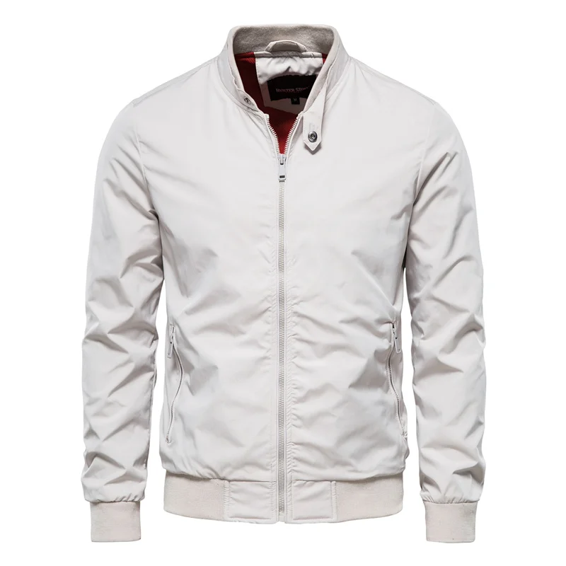 Herren Sommer Bomberjacke – Leichte, lässige Zip-Up Jacke