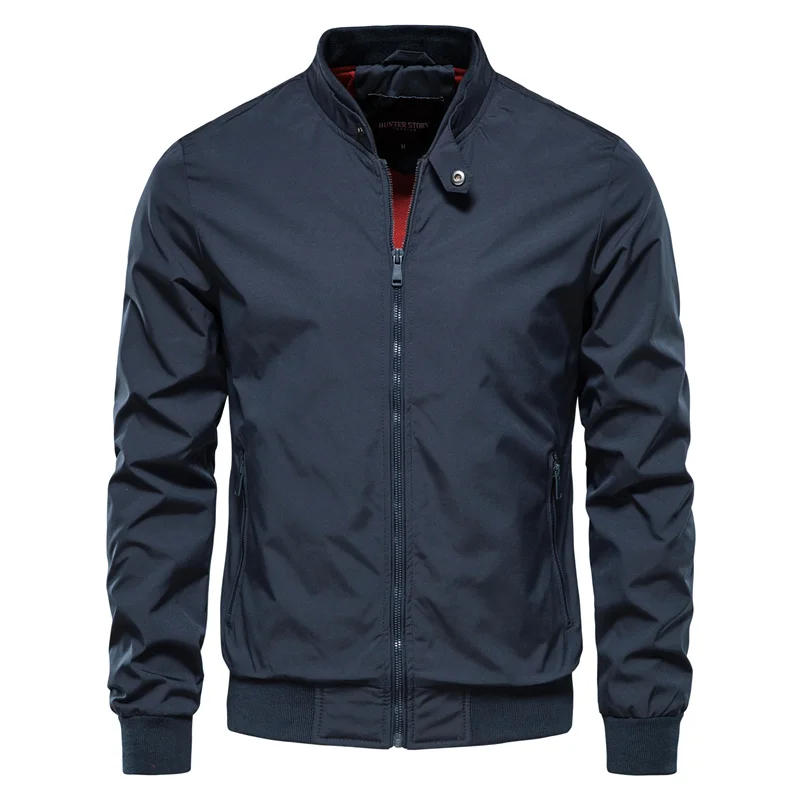 Herren Sommer Bomberjacke – Leichte, lässige Zip-Up Jacke
