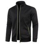 Herren Zip-Up Sportweste mit Kragen – Ärmellose Freizeit-Gilet