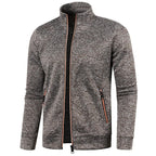 Herren Zip-Up Sportweste mit Kragen – Ärmellose Freizeit-Gilet