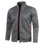 Herren Zip-Up Sportweste mit Kragen – Ärmellose Freizeit-Gilet