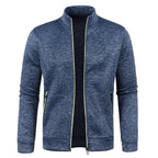 Herren Zip-Up Sportweste mit Kragen – Ärmellose Freizeit-Gilet