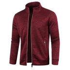 Herren Zip-Up Sportweste mit Kragen – Ärmellose Freizeit-Gilet